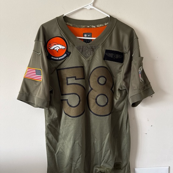 Nike Other - Men's Nike Von Miller #58 Broncos 19’ Salute to Service Limited Jersey Sz S RARE